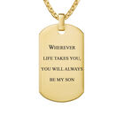 You Will Always Be My Son Journey Pendant 6942 0016 c back