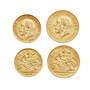 george v gold sovereign and half sovereign UK G5SHA a main