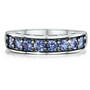 tanzanite sensation silver ring UK TZSER a main