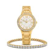dazzling watch and tennis bracelet set UK DWBS a main