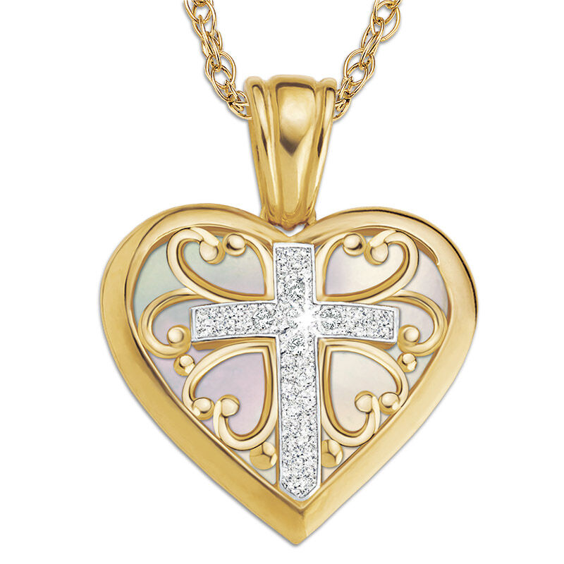 granddaughter blessed cross pendant UK GDABCP2 a main
