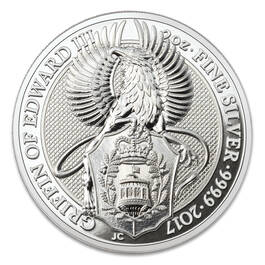 the queens beasts silver bullion collect UK QBC i nine