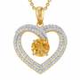 Personalized Birthstone Heart Pendant 6307 001 5 11