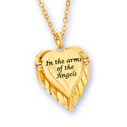 in the arms of the angels locket UK AAL b two