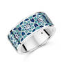 moroccan mosaic silver ring UK MOROR a main