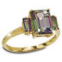 mystic topaz three stone 9ct gold ring UK MTTSR a main