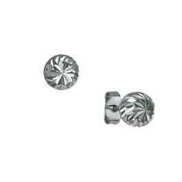 SILVER DIAMOND CUT STUDS UK SDCS a main