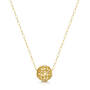 9ct gold diamond cut mesh pendant UK GDCMP a main