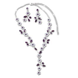 mulberry blooms necklace earrings set UK MBNES2 a main