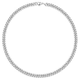 mens debonair diamond cut stainless steel chain UK MDSCN b two
