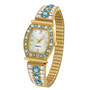 Birthstone Personalised Stretch Watch UK BPSW c march