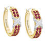 birthstone diamond kiss personalised ear UK BDKPE a main
