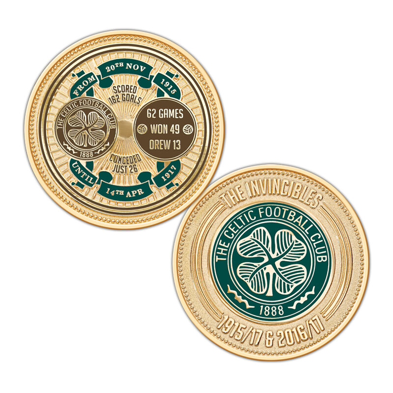 the celtic fc invincibles medallions UK CEIM c three