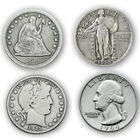 century of u s silver quarters UK SQT c three