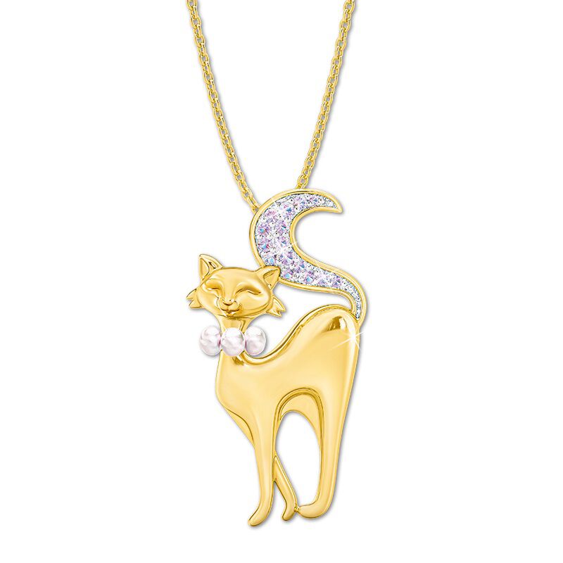 Projection Necklace | Photo Projection Cat Pendant Necklace with Pictu –  IfShe UK