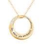 niece infinity circle diamond pendant UK NICDP a main
