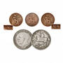 the coins of king george v UK G5CC b two