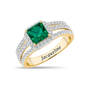 Personalized Birthstone Diamond Statement Ring 11315 0015 e may