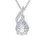Genuine Birthstone & Diamond Pendant, Genuine Birthstone Diamond Pendant 11573 0012 d april
