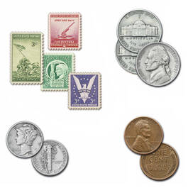 the world war ii u s coin collection UK USWC c three