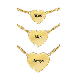 then now always diamond necklace UK TNADN b two