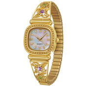 floral stretch watch UK FLSTW2 a main