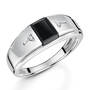 mens martini diamond and onyx ring UK MAOR a main