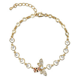 golden queen bee bracelet UK QBCB a main