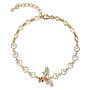 golden queen bee bracelet UK QBCB a main