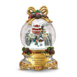 My Granddaughter Forever Lit Holiday Snow Globe 6814 0011 a main