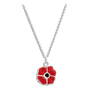 silver poppy pendant UK SPOPP a main