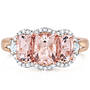 trilogy morganite and diamond ring UK TMDR b two