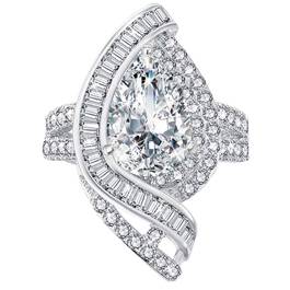dazzling diva diamonisse ring UK DZDDR b two