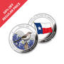 the texas state bird and flower silver commemorative UK SBFC a main