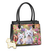 westie handbag with charm UK WPH a main