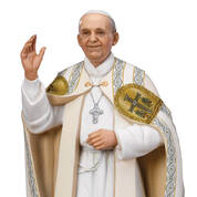 pope francis commemorative statue UK PFRF2 b two