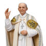 pope francis commemorative statue UK PFRF2 b two