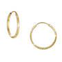 brillantisimo 9ct gold hoops UK BDGH a main