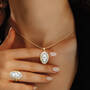 Personalized 7 Carat Parisian Ring with FREE Matching Pendant 12013 0018 m model