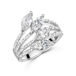 marquise cz glamour ring UK MCGR a main