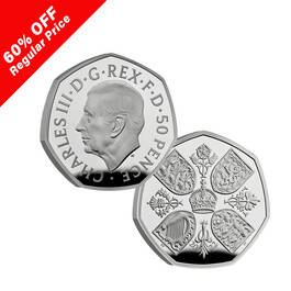 the queen elizabeth memorial 50p coin UK FPCM a main