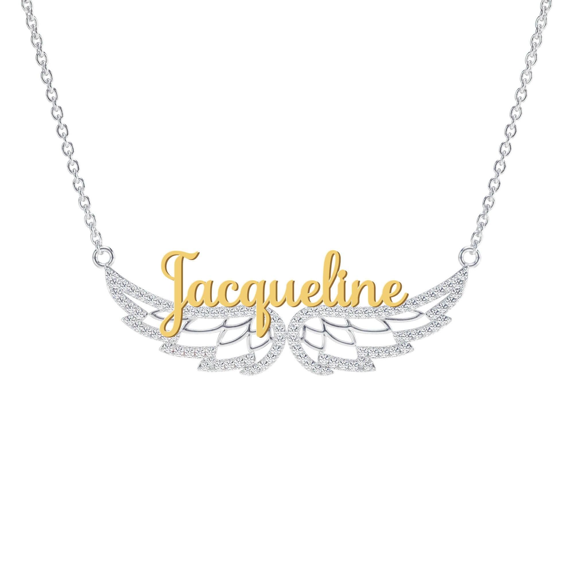 Personalized angel wing new arrivals necklace