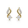 golden flame diamond earrings UK GFDE a main