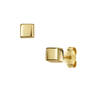 9CT GOLD CUBE STUD EARRINGS UK GOCE a main