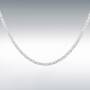 italian silver square bead necklace UK ISSBN a main