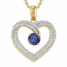 Personalized Birthstone Heart Pendant 6307 001 5 9
