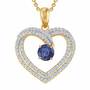 Personalized Birthstone Heart Pendant 6307 001 5 9