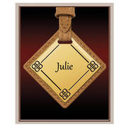 my personalised brown handbag UK IPBRS b two