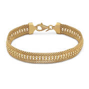 Golden Glamour Italian Weave Bracelet 6416 0012 a main