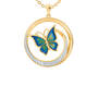 granddaughter butterfly pendant UK GCBP b two